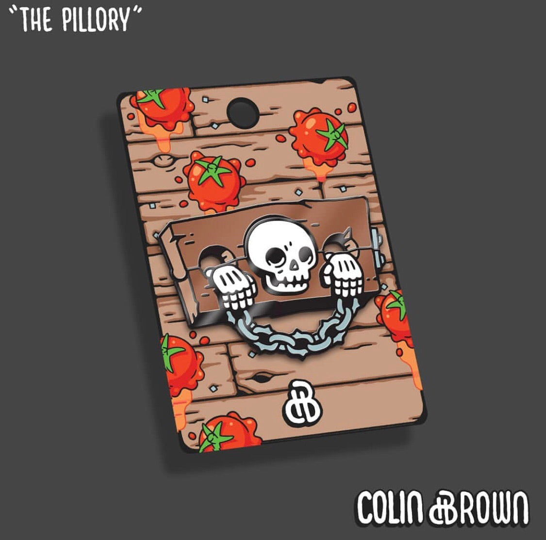 The Pillory - Enamel Pin