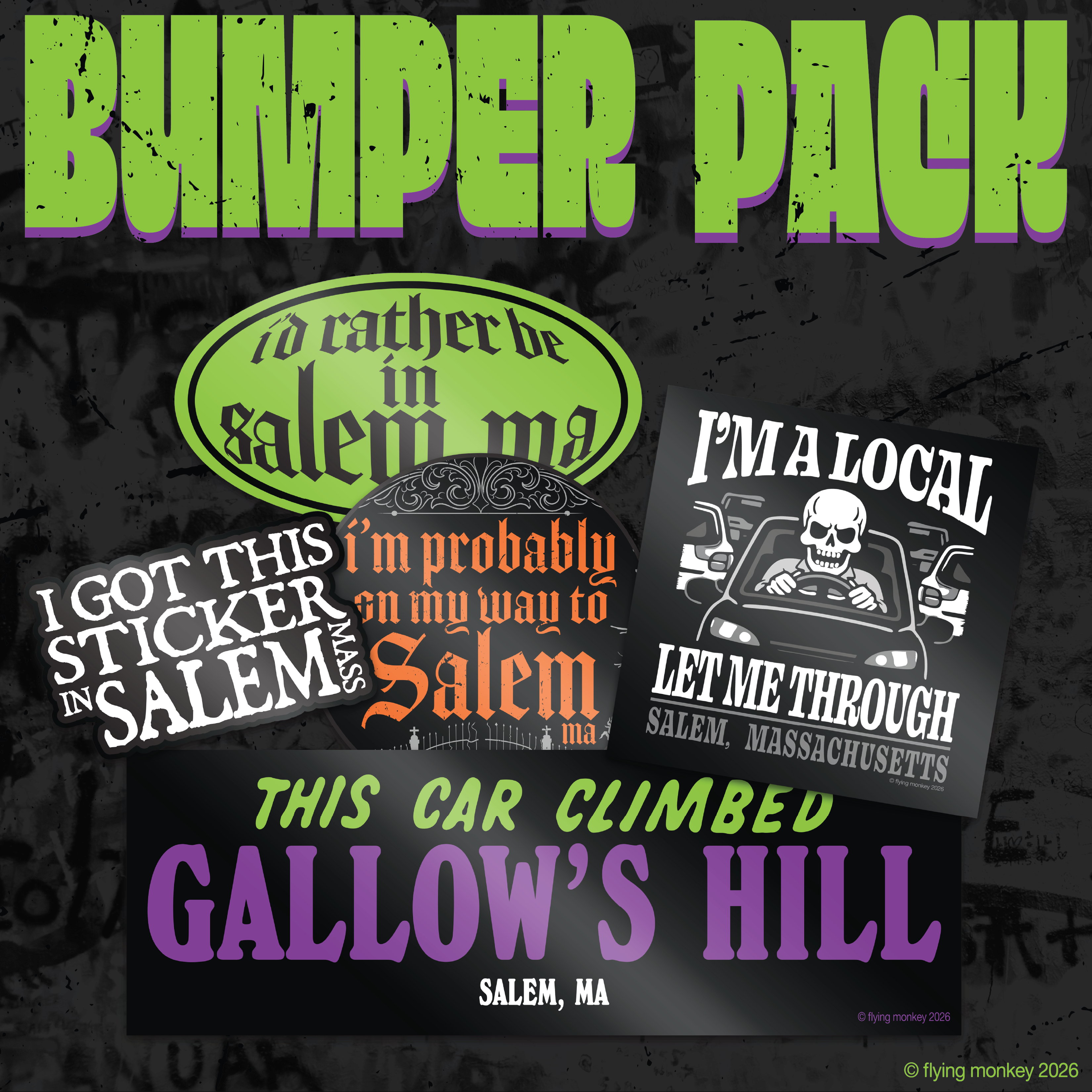 BUMPER STICKER PACK