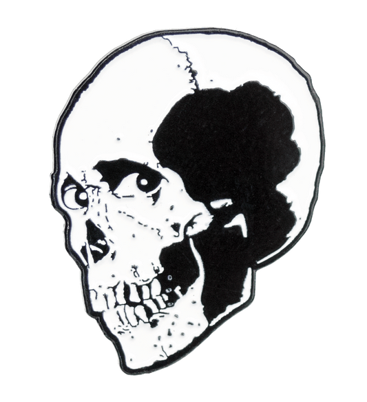 Evil Head Enamel Pin