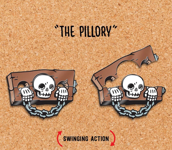 The Pillory - Enamel Pin