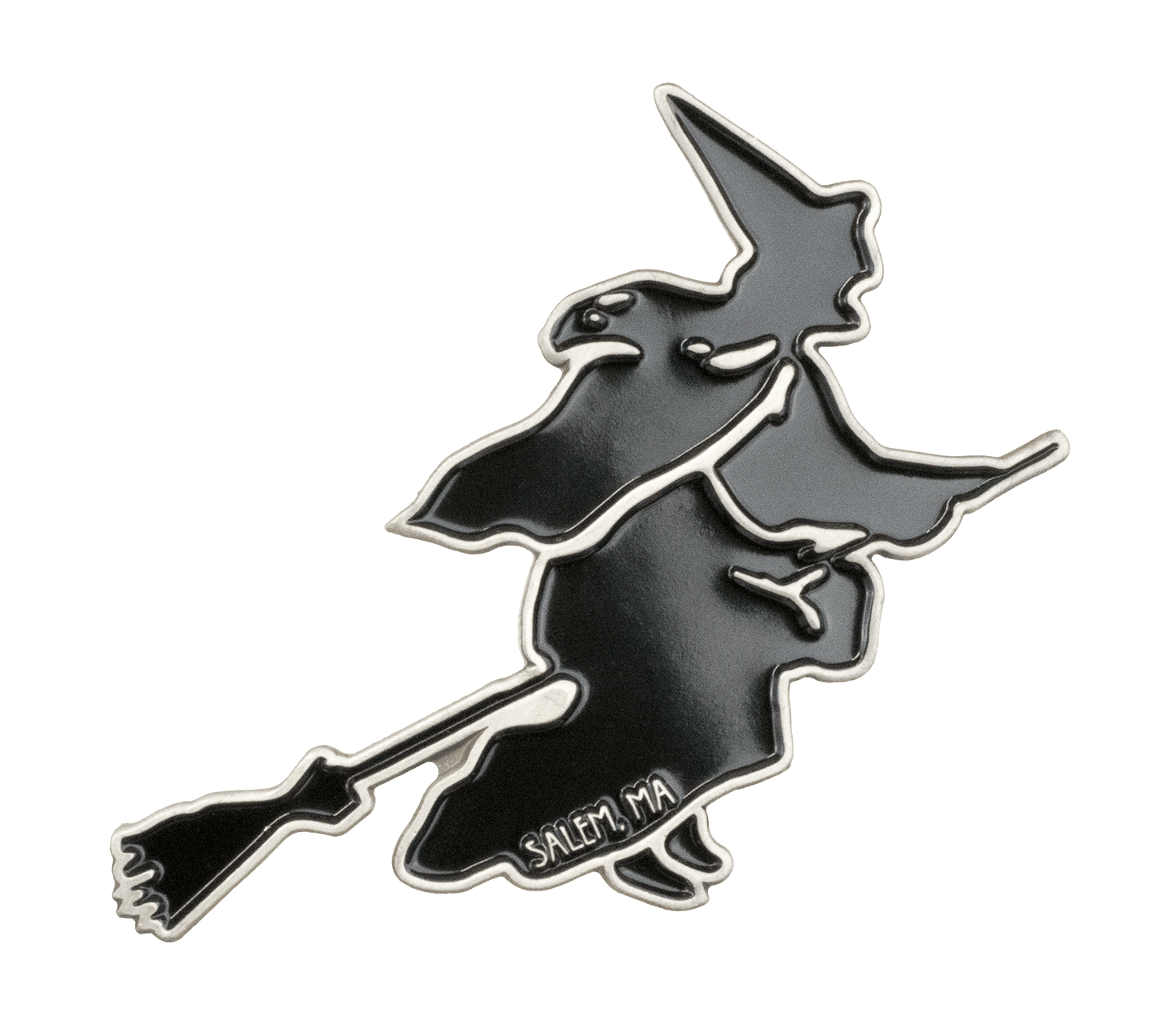Vintage Witch Enamel Pin